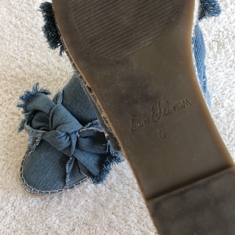 Sam Edelman Denim Slides - Picture 7 of 7